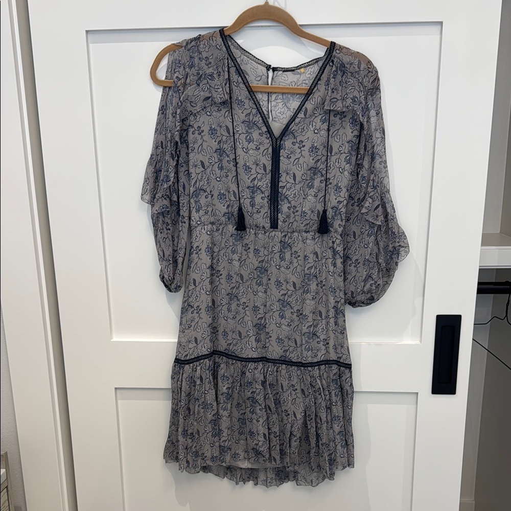 Floral Blue Dress